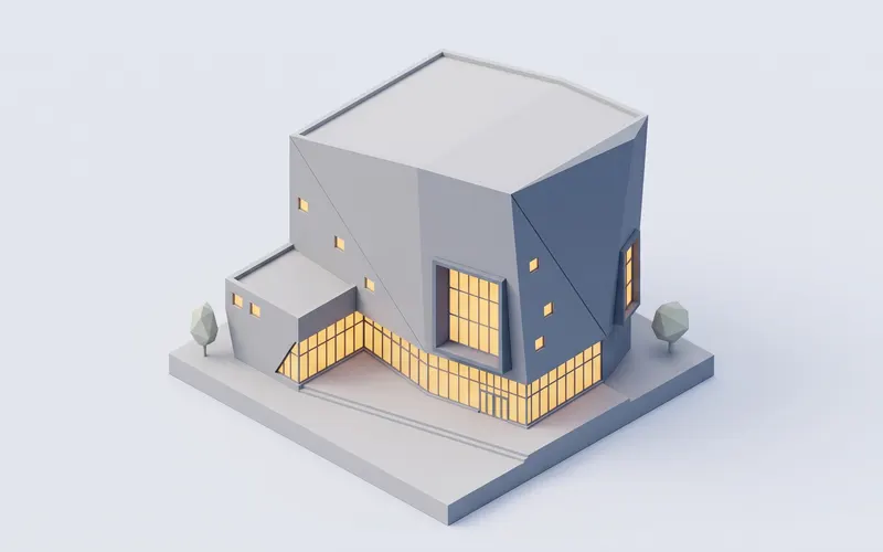 Isometric model of The Theatre building in Toronto